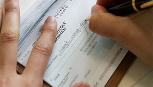 paiement sécurisé par chéque bancaire